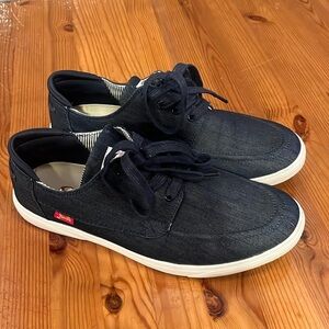 Gorilla denim sneakers, shoes, lace up size 10